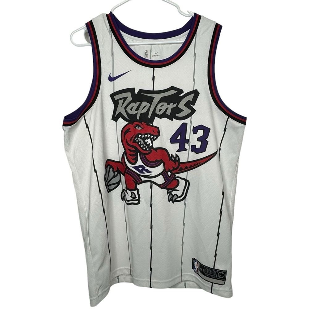 Toronto Raptors Men’s Large #43 Pascal Siakam Jersey Nike Dri-Fit Size L